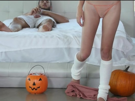 Lollipop And Cock Sucking Girl Pounded In Her Slick Cunt