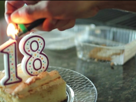 Birthday Cake And Facial For An 18 Year Old