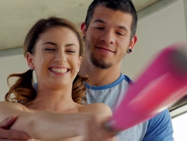 Big Cock Pounding For A Sporty 18 Year Old Cutie