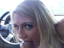 Amanda Tate Dresses Up Like A Hooker For A Car BJ