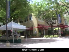 Babe Picked Up In Public Rides His Fat Cock