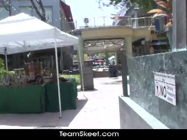 Babe Picked Up In Public Rides His Fat Cock