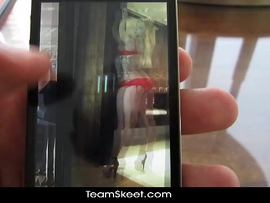 Great Tits And Tattoos On His Horny Amateur Slut